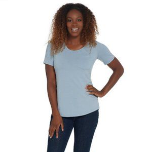 Women's Scoop Neck Shirt w/ StainTec